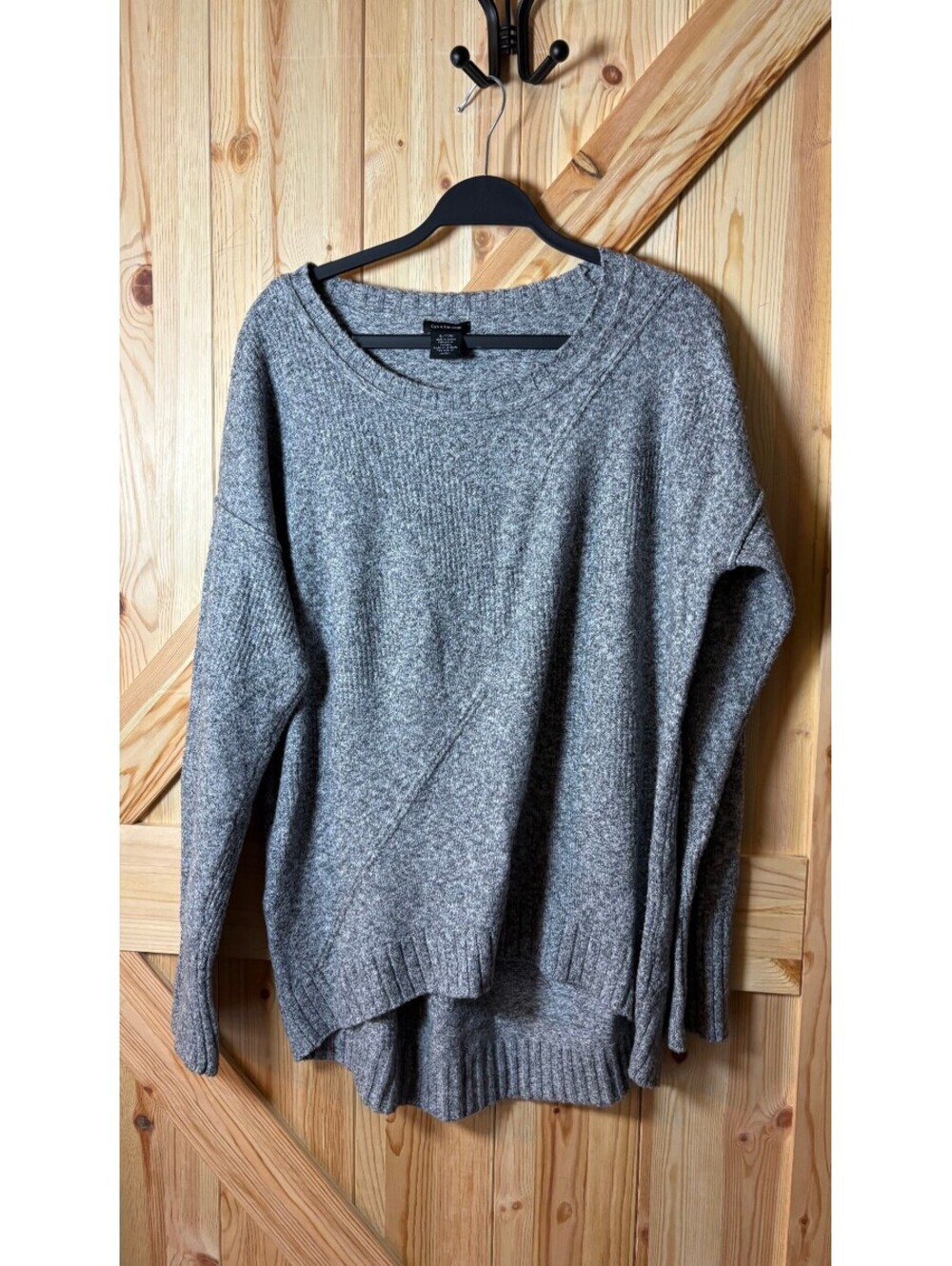 Calvin Klein Jeans XL Gray Pullover Sweater